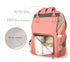 NLD Backpack Diaper Bag Multi-Function Waterproof Travel for Baby Care, Large Capacity (Black)
