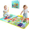Zitranse 3-in-1 Musical Mats,Kids Floor Piano Drum Animal Music PlayMat,Montessori Sensory Early Educational