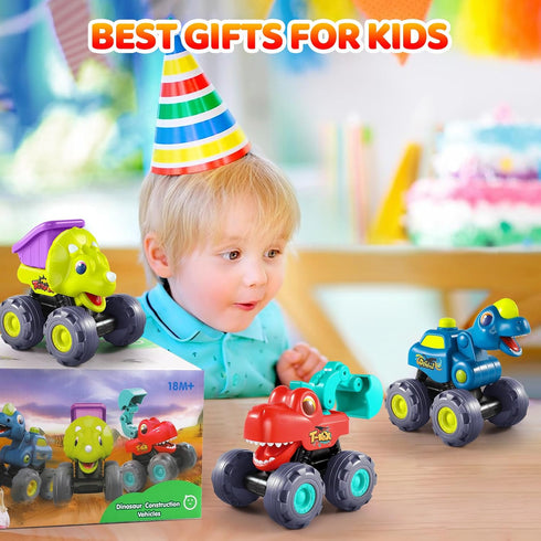 2-4 2 3 4 5, 3-5 2 3 4 OCATO Dinosaur Monster Trucks for Toddlers Years Dinosaur Toys for Kids Kids Toys Boys Baby