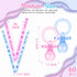 60 ZYFLSQ Pieces Baby Shower Pacifiers Necklace, Acrylic Pacifier Necklaces for Baby Shower Games Girl Boy Charm, Party