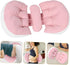 Toddmomy U Shaped Pregnancy Pillow for Side Sleeping and Nursing Belly Support Design for Back Lightweight and Portable