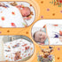 Set Set Sets Mixweer Highland Cow Crib Bedding for Boys Girls Colorful Flower Baby Crib Bedding Mini Cattle Comforter