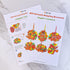 Winlyn 24 Sets Fall Craft Kits, DIY Hedgehog Ornaments and Leaf Foam Stickers for Thanksgiving Classroom Activities