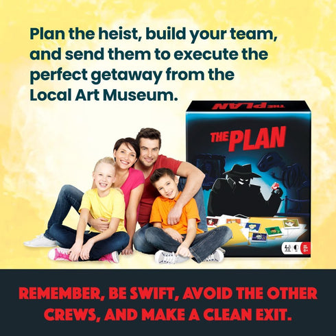 R&R Games The Plan - Strategic Heist Card Game for Kids and Adults