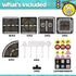 Set 50 3+ Playmags Magnetic Tiles Road - Pcs STEM Educational Construction Toy Car Track, Building Blocks Magnet Toys