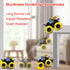 M SANMERSEN Car Toys for Toddlers 1-3 - 2 Pack Monster Truck Toys with 360° Rotating Stunt Cars for Boys Girls Birthday