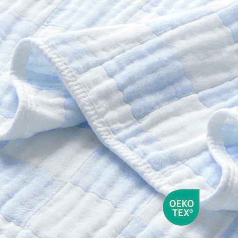 70% 30% 43 43 Inches Muslin Baby Blankets for Boys Girls, Cotton and Rayon Blanket for Infant Toddler, Super Soft