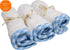 (6-Pack) Channing & Yates - Premium Baby Washcloths - Organic Baby Wash Cloths - Thick, Soft, Plush - Great for Eczema