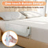 47inch omzer Bed Guard Rail for Toddlers - Foldable & Adjustable Height Baby Bed Safety Side Rails - Large Toddler Crib