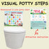 HelloKids 10 280 Potty Training Chart, Farm Animals Stickers Rewards for Toddlers Kids Toilet Training Success Pages