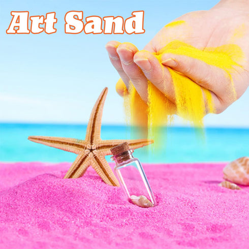 36-Pack DIY Scenic Sand Art Bottles - Vibrant Decorative Sand for Creative Projects
