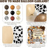 1st 1 1 Western Cowboy Birthday Decorations with Cowboy Balloons Arch, Number Balloons, Banner, Cake Toppers, Backdrop