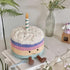 Birthday Cake Plush, 10.2" Cute Birthday Stuffed Animal for Girls, Funny Food