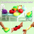 Mochi Squishy Toys, 24 Pcs Fruit Squishy Party Favors for Kids, Stress Relief Squishies Bulk Gift for Goodie Bags