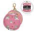 YETTASBIN Hedgehogs Portable Pacifier Holder Case with Metal Hook Buckle & Zipper for Diaper Bag and Stroller