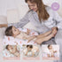 Little Grape Land Nursing Pillow for Breastfeeding, Ergonomic Feeding Pillow with Removable Cover, Baby Feeding Pillow