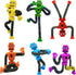 Shape Changing Spaceman Robot Toy, Suction Cup Toys,Telescopic Pop Tubes Fidget Toys,Autism