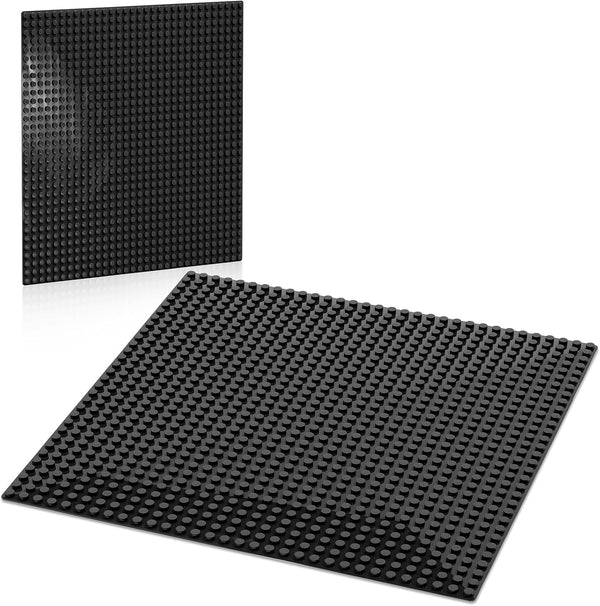 Pokiiulk Classic Baseplates Building Plates, 2 Pack 10" x 10" Building Bases