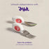 doddl Toddler Utensils Set, Ergonomic Fork and Spoon for Self Feeding, Stainless Steel Silverware for Ages 1-3, Aqua