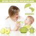 Silicone Baby Feeding Set - 13 Piece Baby Led Weaning Supplies, Strong Suction Bowl, Plate, Adjustable Bibs, 4-in-1 Cup