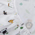 Set 3-Piece Set, Set Cokouchyi Safari Animal Crib Bedding for Baby Boys Girls, Baby Crib Bedding Standard Size Crib