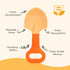 Gaiabliss 0-6 6-12 2 Pack Baby Teething Toys, Baby Garden Teether Toys Shovel & Rake Silicone Teethers for Babies