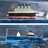 Unsinkable Titanic Simulator Toy, Wavey Boat in a Box for Car Decoration & Paperweight Gift
