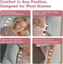Pregnancy Pillow for Sleeping, Full Body Maternity Pillow with Removable Cover, Detachable U-Shape Pregnancy Body