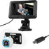 ZDAGELD 4.3 1080P 360 Night Vision Baby Car Camera Monitor, Rear Facing Backseat Camera with Wide View Angle, Rotation