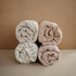 mushie Extra Soft Muslin Fitted Changing Pad Cover (Pale Taupe)
