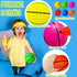 Dshengoo 6 Pcs Mini Toy Basketballs - Colorful Rubber Inflatable Basketballs with Pump for Kids
