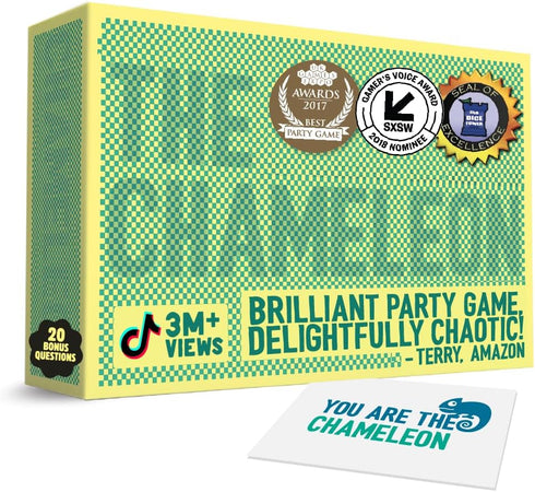 The Chameleon: Award-Winning Bluffing Board Game for Family, Adults & Friends |