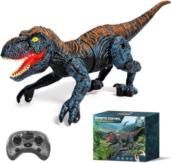 Sunrad Mini Remote Control Dinosaur Toys for Kids Age 3-5 4-7 8-12+,