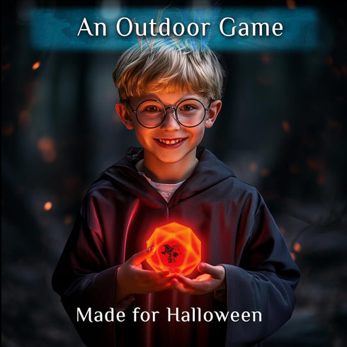 A Magical Glow-in-The-Dark Outdoor Game: Wizards & Werewolves | 4-10 Players | Scavenger Hunt for Kids