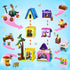 1084PCS Set 8-12+ HOGOKIDS Girls Friends Baking House Building Toy with LED Light - Beekeeping & Bakery Building