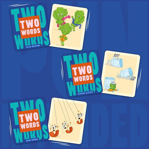 2-10 Gouda Games Pun Intended - Hilarious Picture Guessing Card Game for Families & Adults, Fast-Paced Wordplay Fun