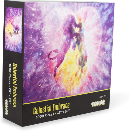 Toynk Celestial Embrace Lion Puzzle, 1000 Piece Jigsaw Puzzle for Adults and Kids, Interactive Brain Teaser