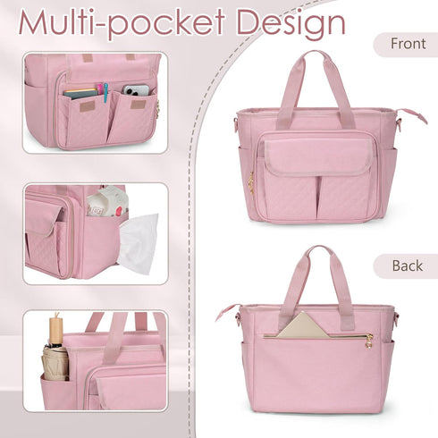 S1 S2 LUXJA Breast Pump Bag Compatible with Spectra and (with a Waterproof Mat), Pumping Bag for Breast Pump and Extra
