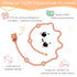 Toddler Utensils,Silicone Stretch Lids for Fork and Spoon,Holder Strap Food Grade Silicone Keep Fork and Spoon Off The Floor Great for Baby and Kids Dishwasher Safe (Apricot and Orange)