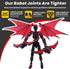 MIGESS 13 Figure,Dummy 13,Articulated 3D 13 Titan Robot Action Robot with Demon Wings, Printed robo Action Figure