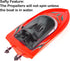 2 1 2.4Ghz PowerTRC in Remote Control Speed Boat Crocodile | RC Toy Speed Boat for Pools and Lakes | Rechargeable