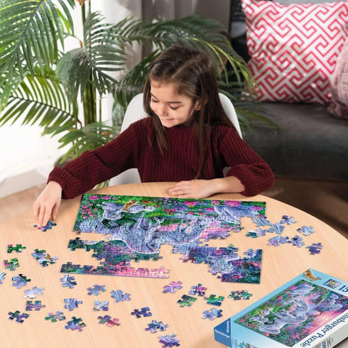 Ravensburger Unicorns in Sunset Glow - 150 Piece Jigsaw Puzzle for Kids