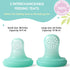 Frozen 2 Set 4M+ Vesta Baby Fresh + Food Feeder - Sizes Soft Silicone Push Pop Fruit Nibbler for Safe Infant Self