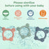 3 Pack 0-24 Meartchy Baby Teether, Bear-Shaped Silicone Teething Toys for Infants Months, BPA-Free Chew Toys to Soothe