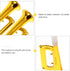 Toyvian 14pcs Plastic Trumpet Toy, Kids Trumpet Instrument Party Noise Makers, Golden Kids Birthday Party Favors