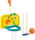 B. toys Hanging Basketball Net, Adjustable Height Mini Ball & Air Pump for Sports Toys & Active Play