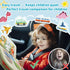 Aurasys Toddler Busy Board - Montessori Busy Book Travel Toys Sensory Board Educational Activity Book for Learning Fine