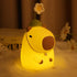 Attivolife Capybara Night Light for Kids, Cute Animal Soft Silicone LED Lamp with Dimmable and Timer, Portable Rechargeable Bedroom Bedside Table Decor, Birthday Christmas Gifts for Children Baby by Attivolife