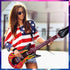 Naturahand 10pcs Set Inflatable Instruments Party Props Rock Star Toy Inflatable Saxophone Bass Rock Microphone Rock
