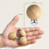 100PCS Natural Beech Wood Pacifier Suspender Clips, for Teething Grasping Toy, Charm DIY Pacifier Clips Holder